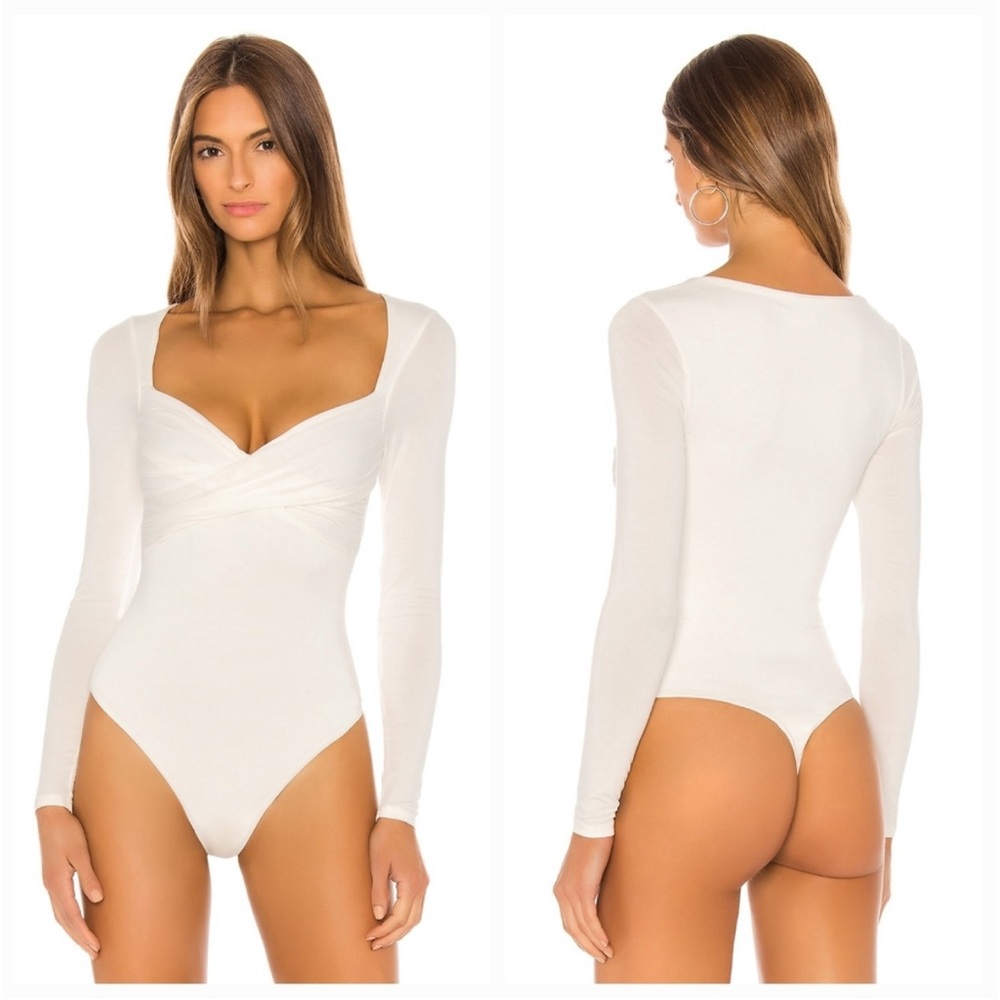 Lovers and Friends Mikka Bodysuit in White